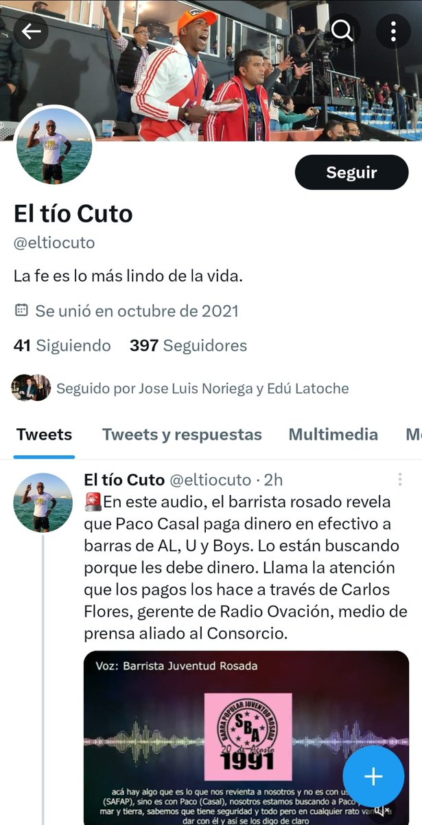 Denuncio una cuenta de Twitter falsa que viene utilizando mi buen nombre y mis fotos. Voy a tomar las acciones legales correspondientes. 👇👇👇
#cuentafalsa
#impostor