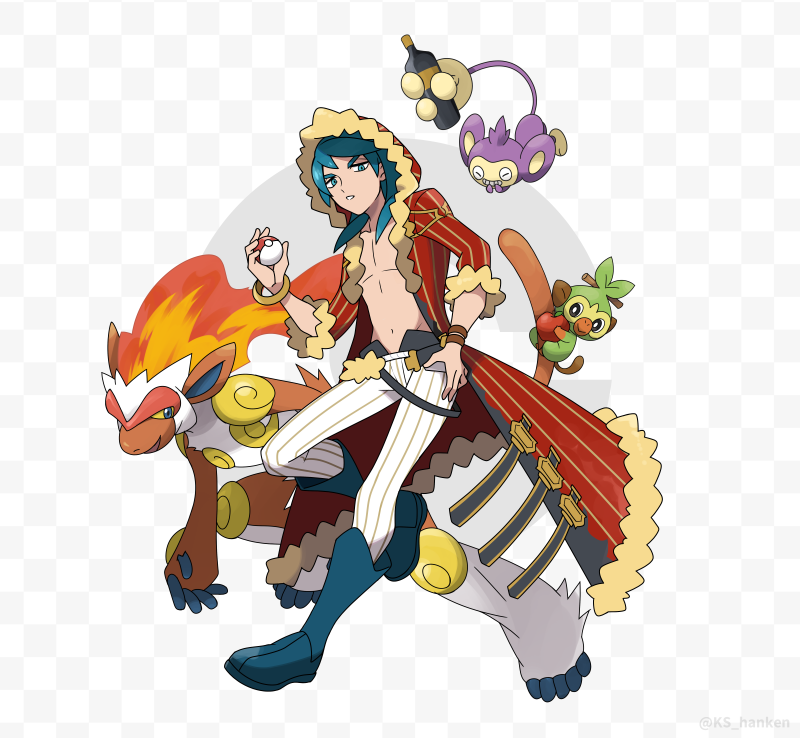 ポケモン「過去のメギド×ポケモン絵 」|悠都@版権のイラスト
