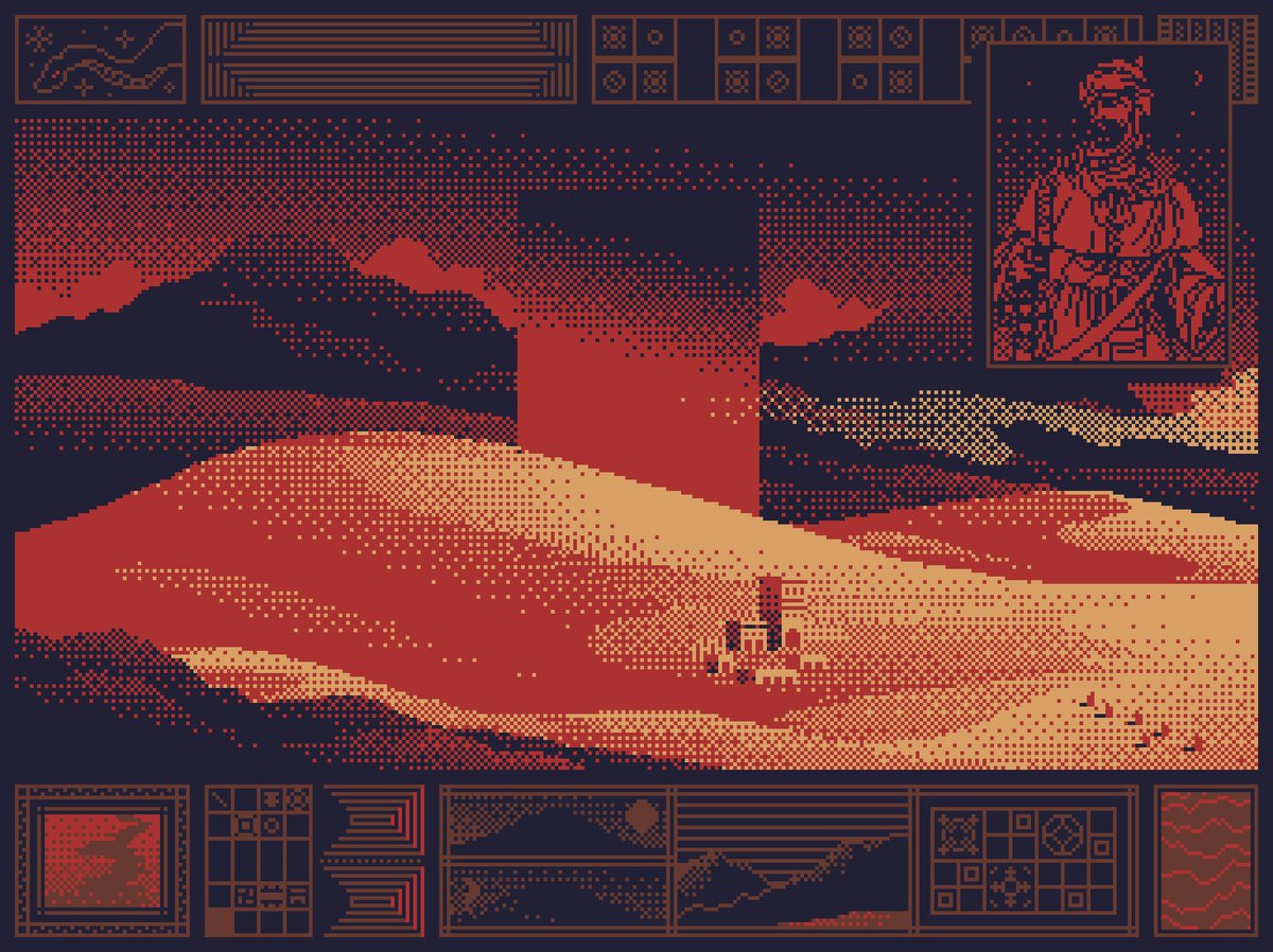 Morning practice! 🌵⚔️👀 

#pixelart #ドットの日