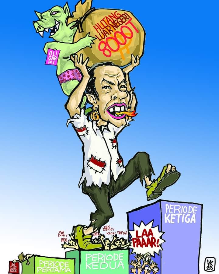 Dapat kiriman meme dari pelukis terkemuka yang di-uber2 zaman Orba Yayak Yatmaka atau Kencrit 🙂🙏