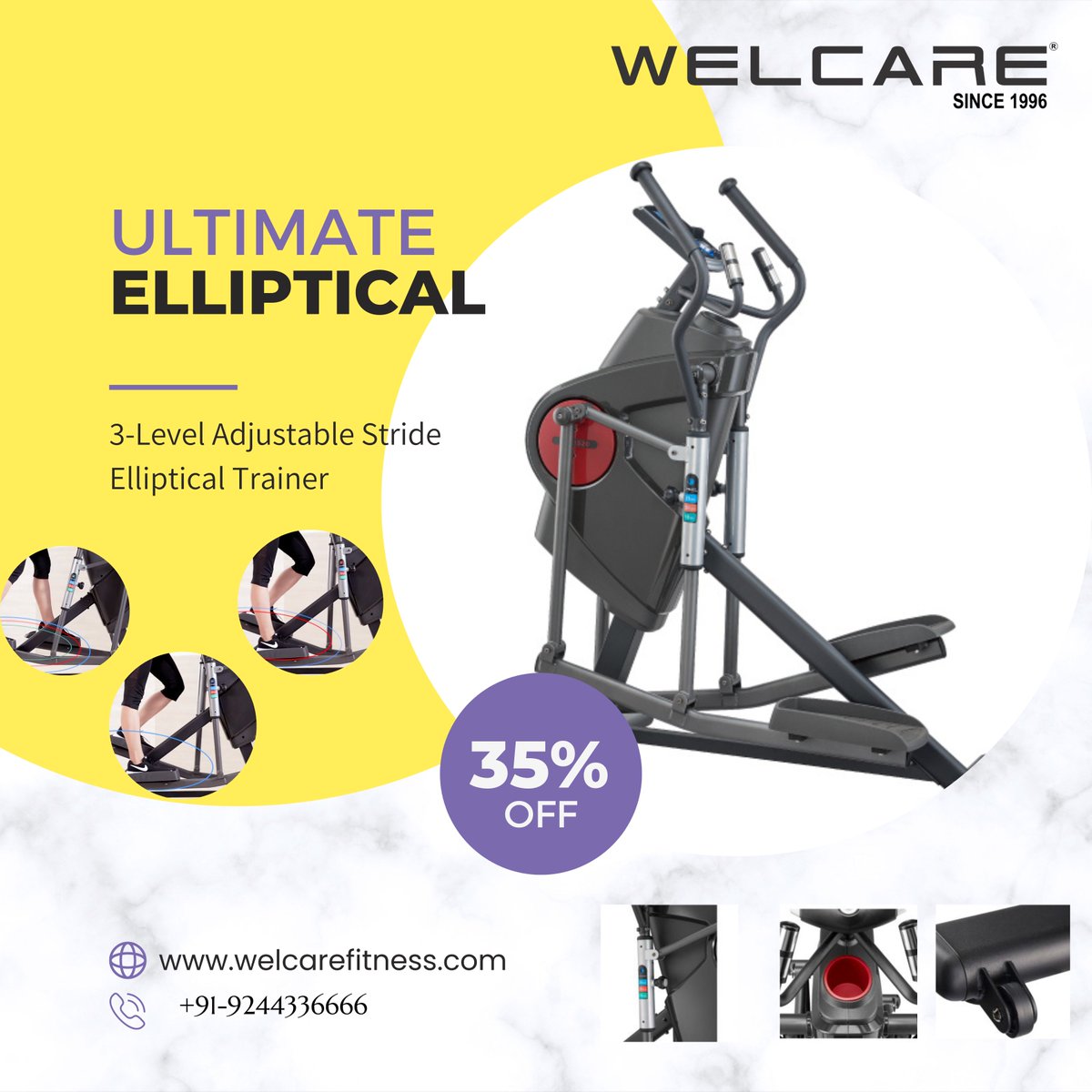 welcarefitness's tweet photo. 𝐄𝐗𝐏𝐄𝐑𝐄𝐈𝐍𝐂𝐄 𝐎𝐔𝐑 𝐔𝐋𝐓𝐈𝐌𝐀𝐓𝐄 𝐄𝐋𝐋𝐈𝐏𝐓𝐈𝐂𝐀𝐋 𝐂𝐑𝐎𝐒𝐒 𝐓𝐑𝐀𝐈𝐍𝐄𝐑 𝐖𝐈𝐓𝐇 𝟑𝟓% 𝐎𝐅𝐅
#Welcarefitness #welcarefitnessequipments #treadmill #elliptical #ellipticaltrainer #ellipticalcrosstrainer #benches #freeweights #commercialgymsetup https://t.co/SK16dMANpf