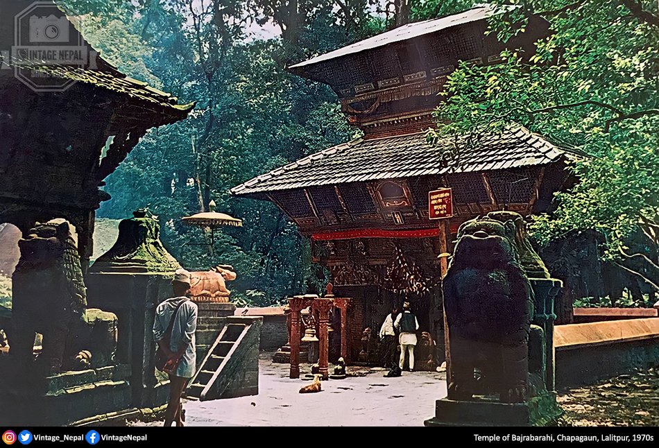 Vintage Nepal - इतिहासमा नेपाल (@vintage_nepal) on Twitter photo Bajrabarahi Temple, located in the small forest of Chapagaun, Lalitpur.
It is one of the 4 temples of tantric goddess Barahi in the Kathmandu valley. Legend has it that Bajrabarahi Goddess was incarnated from the pond & later a temple was esd in its place.
1970s <a href="/Vintage_Nepal/">Vintage Nepal - इतिहासमा नेपाल</a> Bajrabarahi Temple, located in the small forest of Chapagaun, Lalitpur.
It is one of the 4 temples of tantric goddess Barahi in the Kathmandu valley. Legend has it that Bajrabarahi Goddess was incarnated from the pond & later a temple was esd in its place.
1970s <a href="/Vintage_Nepal/">Vintage Nepal - इतिहासमा नेपाल</a>
