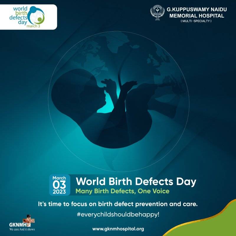 GKNMHospital's tweet photo. More than 8 million babies worldwide are born with serious #birthdefects. Let us help raise awareness of prevention and care. We can save lives by prenatal detection.

 #WorldBDDay #WorldBirthDefectsDay #BirthDefectsDay #ManybirthdefectsOneVoice #GKNM #GKNMH #GKNMHospital https://t.co/0VYzODeg1q