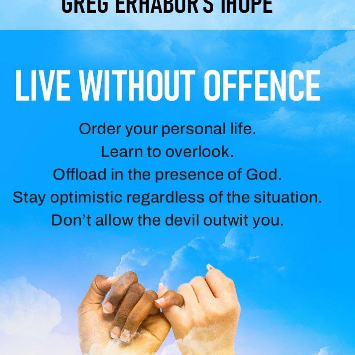 spokesmancom's tweet image. When we take on offence,we place an embargo on our spiritual progress that keeps deteriorating the fruits of the spirit that are to be exemplified in us. A prudent man overlooks an offence.
#offence #progress #optimistic #orderflow  #lifelessons