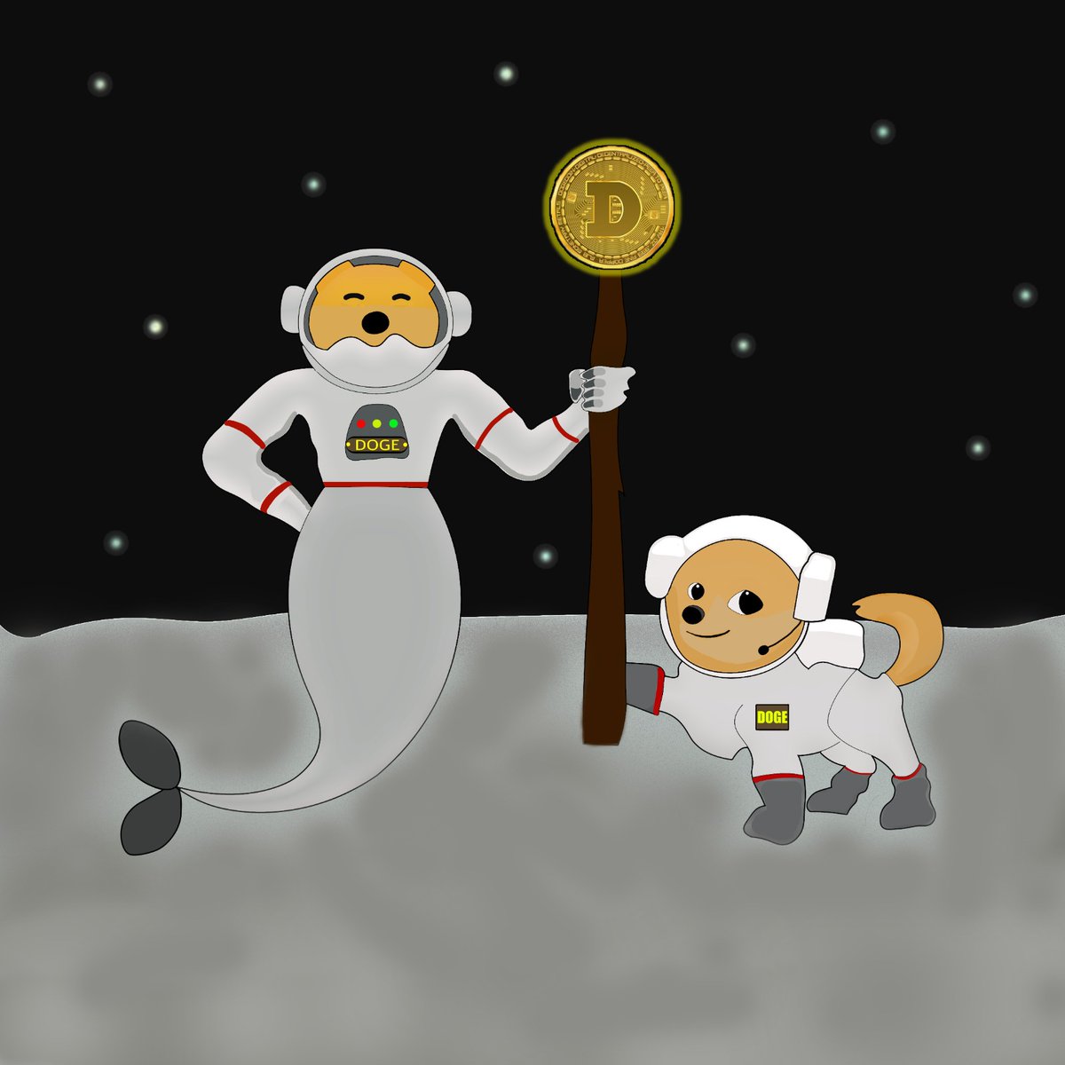 wizardworld555's tweet photo. Goooddddd Morniiinngg #NFTCommunity 💙🫂

Doge and the #WizMaid is already on the moooonnn 🚀🚀

The artwork is speciallly made for our dearest community supporter @StielHugh 🤍🤍

Do check the work here ☺️👇
https://t.co/C52fu8N7pQ

Don't also forget to look at their #BAA 🔥🔥 https://t.co/Q34IKwZb4J