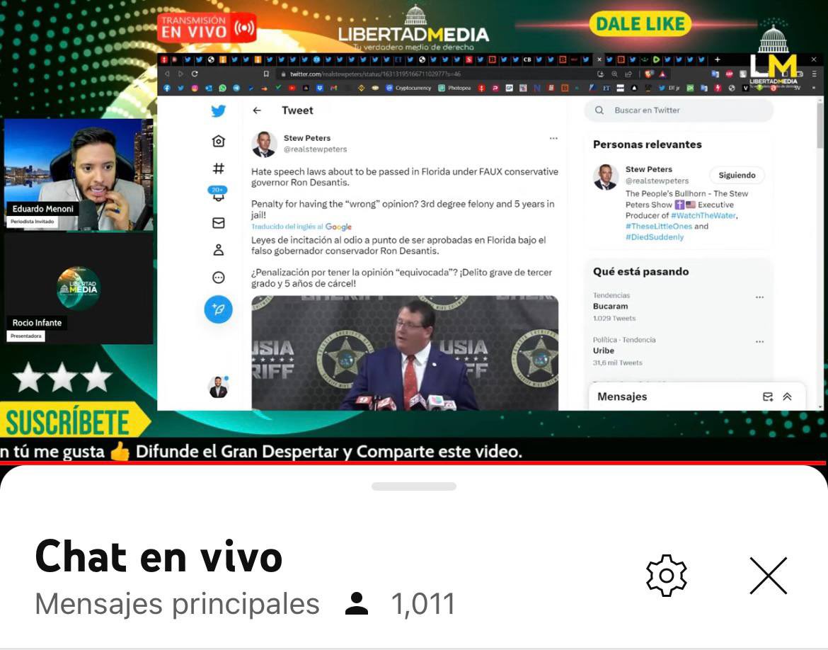 💪Gracias a los miles de patriotas que nos vieron esta noche en directo en  YouTube y Rumble 🔥https://t.co/rkFdz3wNGy