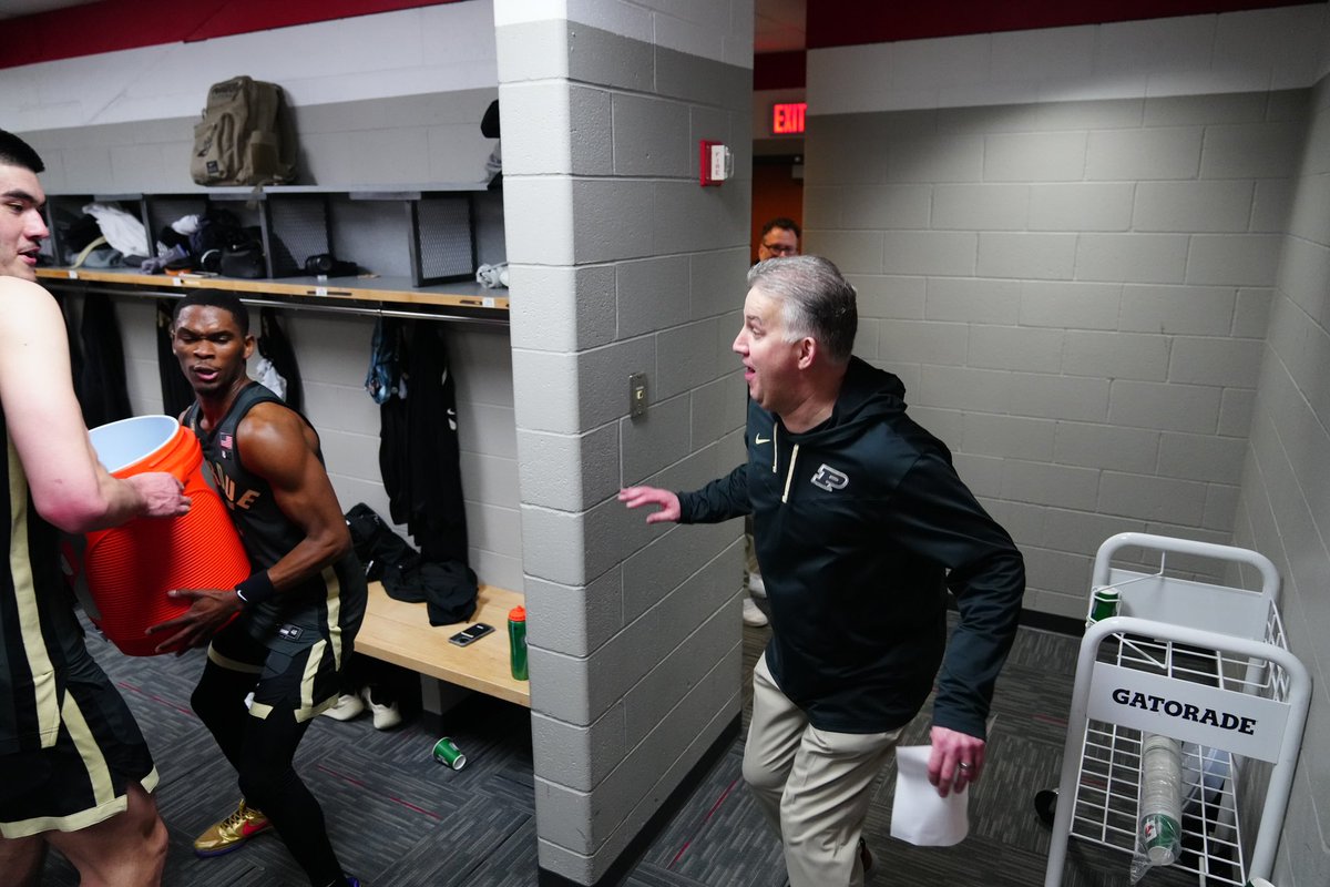 BoilerBall's tweet photo. A locker room scene in 4 parts. https://t.co/9p3vL38aRj