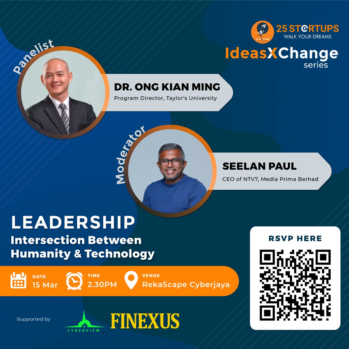 25startups's tweet photo. LEADERSHIP: INTERSECTION BETWEEN HUMANITY AND TECHNOLOGY
25 Startups IdeasXChange series

For more information and to RSVP, check out the details here --> https://t.co/RdDDu6YdTQ https://t.co/WcdYHNhr5P