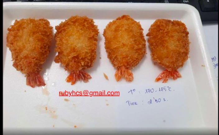 DalatRuby's tweet photo. Frozen Breaded Butterfly Vannamei Shrimp 
Fully cooked ( deep fried ) 35% shrimp , 65% Coating, treated stpp + salt
Packing : 3lb/white box * 4/ white printed ( depend on customer , packing by box ) "
 size 21/25 , 26/30 pcs/lb for 40"fcl https://t.co/pktygWKDEr