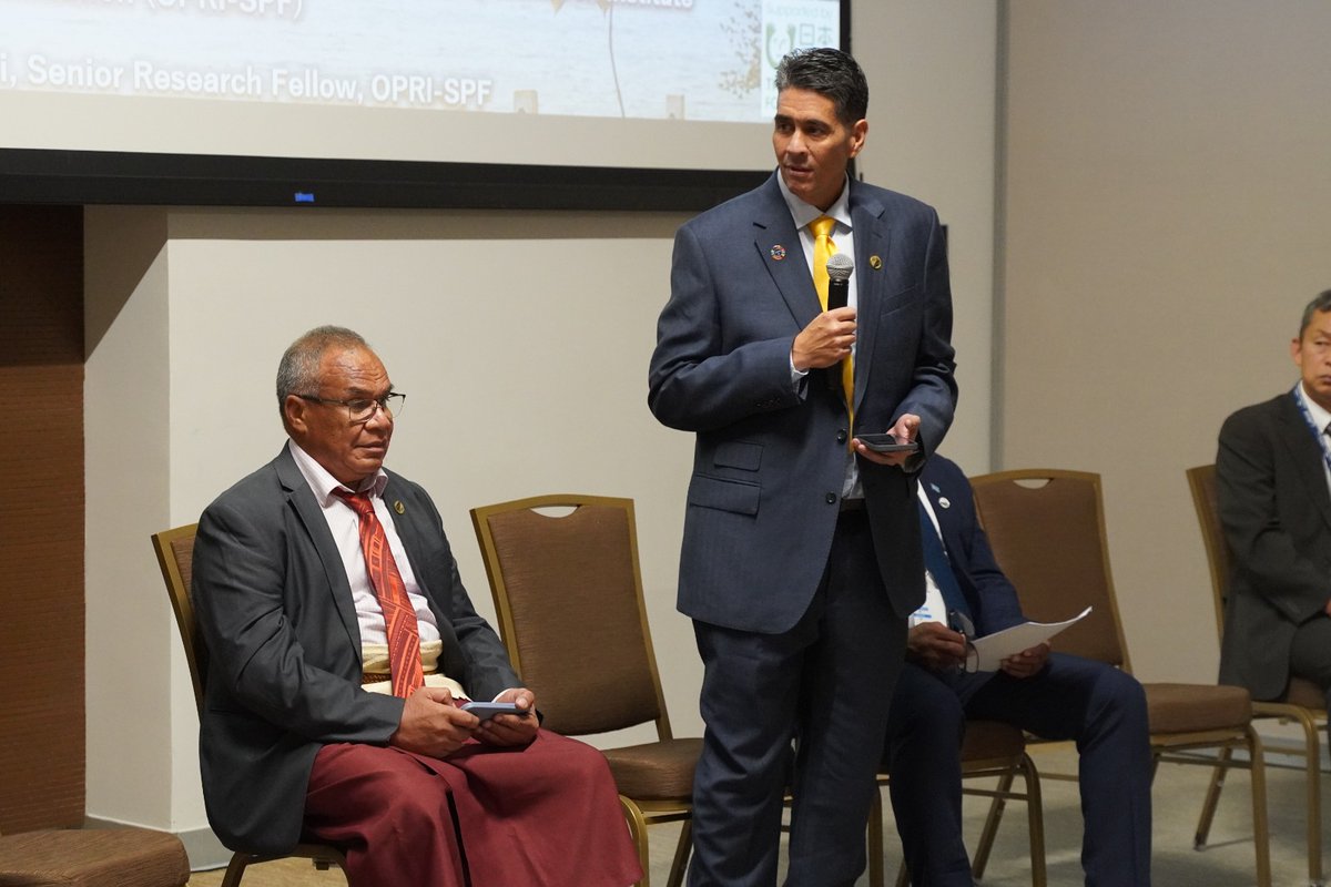 @OurOceanPanama 🌊 | "Pacific countries are large #ocean states: the #blueeconomy ensures better stewardship of  their #ocean resources by linking sustainable use and #economic growth." 🌏Hon. Surangel Whipps Jr, President of Palau.