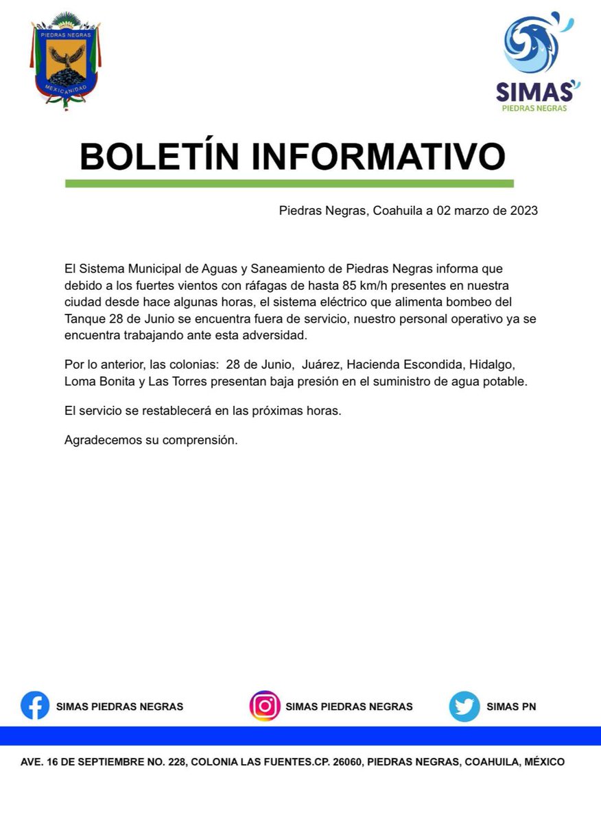 nmaspiedrasneg's tweet photo. @simaspn informa https://t.co/ojixhm1bsi