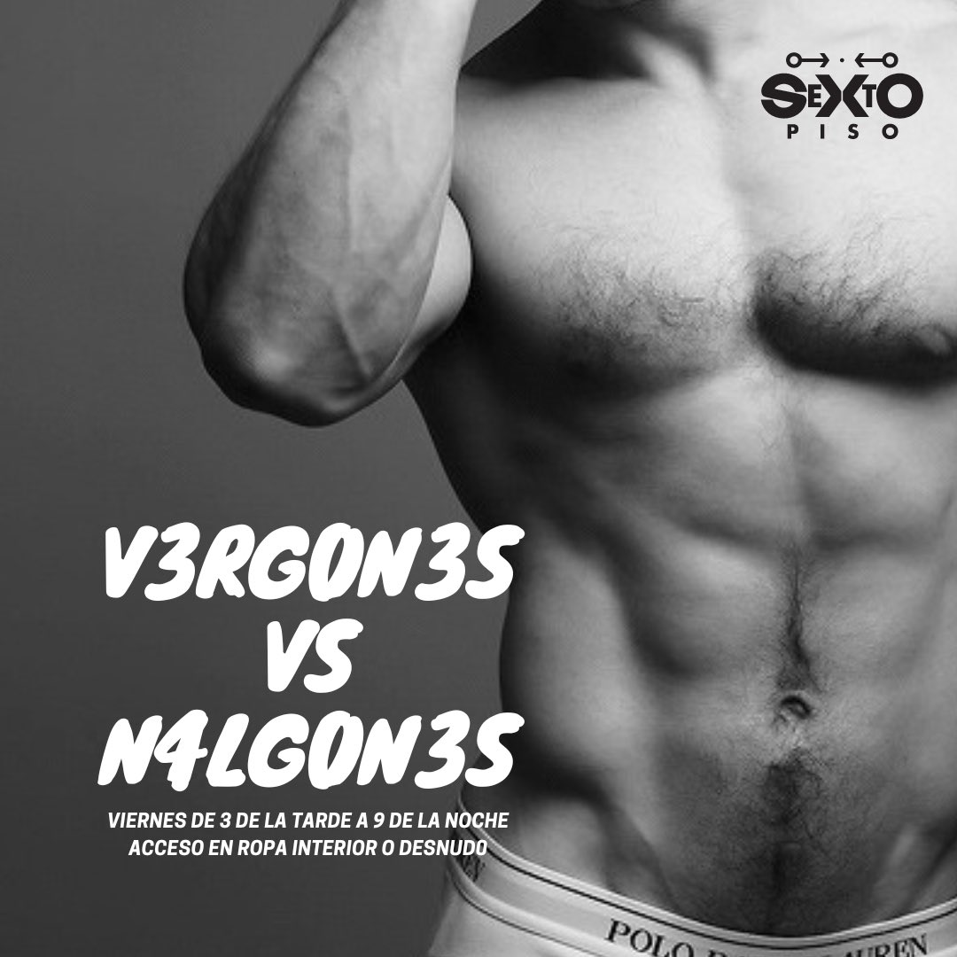 SeXtO Piso on Twitter " MEGA VIERNES 1. 🍆🍑 Viernes de Vergones VS