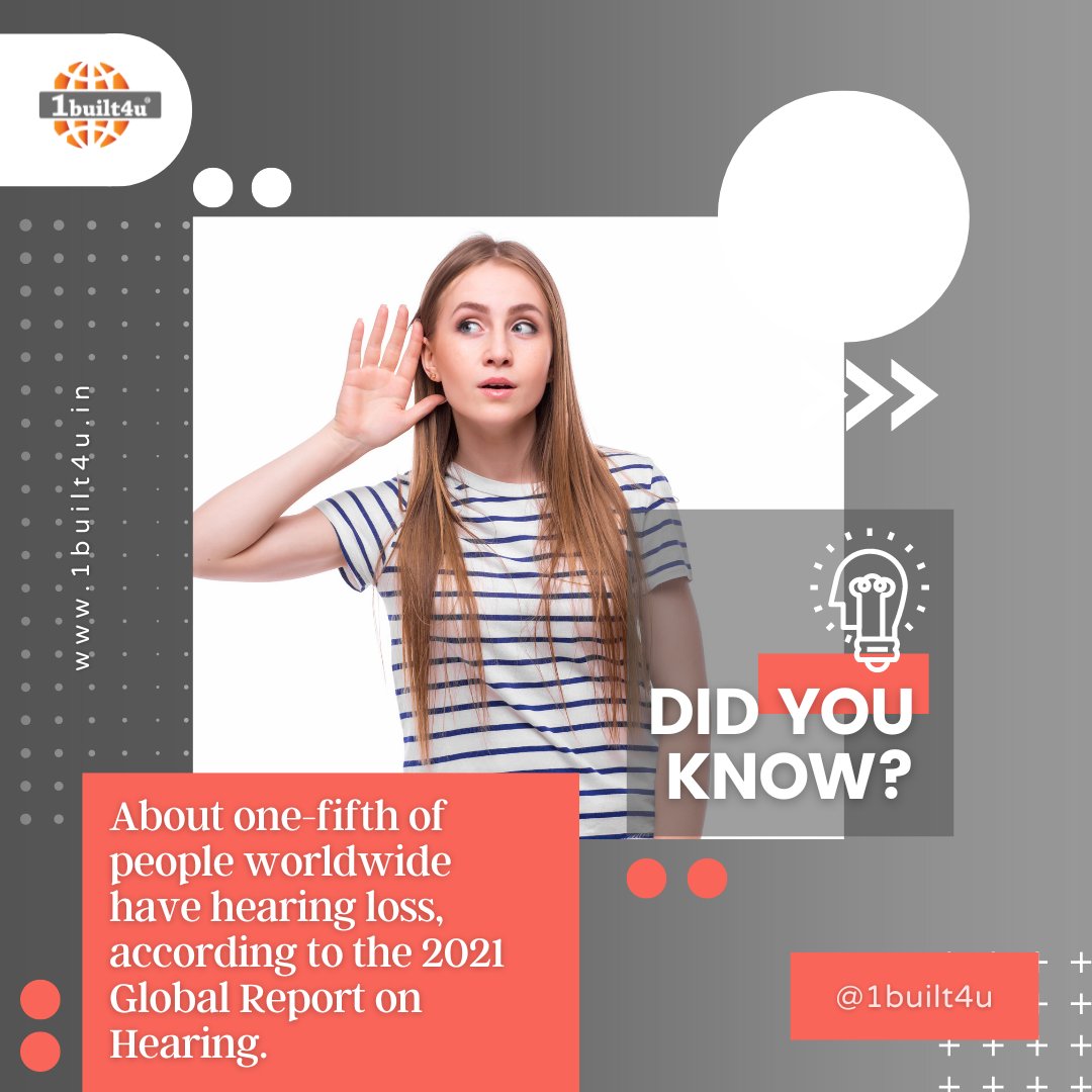 Did You know?

#1built4u #DidYouKnow #DYK #world #people #WorldHearingDay  #worldhearingday2023 #hearingloss #facts #dailyfacts #worldwide #globalreport #hearing #ears