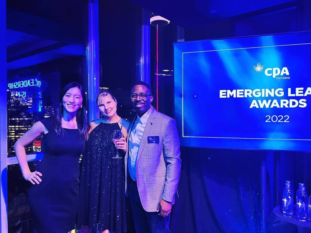 In 2019 we were them…today we got to celebrate them! 🥂Congratulations to the new CPA Ontario Emerging Leaders! #leadershipisachoice