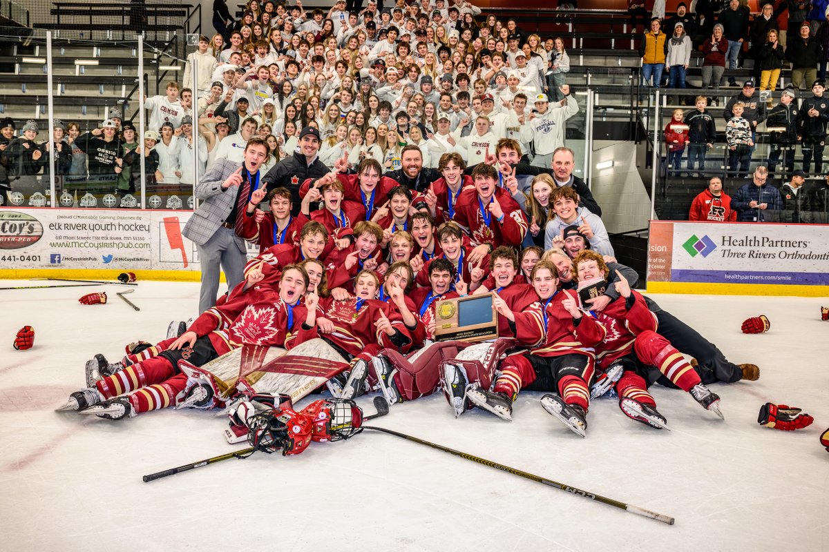 Congrats to the Maple Grove boys hockey team - they punched their ticket to the Minnesota State Hockey Tournament next week with a win over Rogers Thursday night.  <a href="/MGCrimsonHockey/">MGCrimsonHockey</a> <a href="/MGActivities/">Crimson Activities</a> #hockey #statebound #Champions