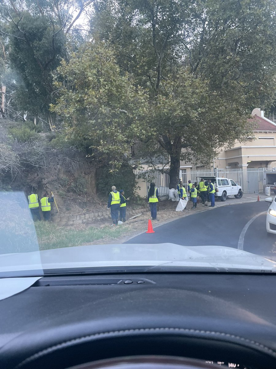 7am and <a href="/CityofCT/">City of Cape Town</a> already busy in Clifton. Thanks for keeping our spaces clean