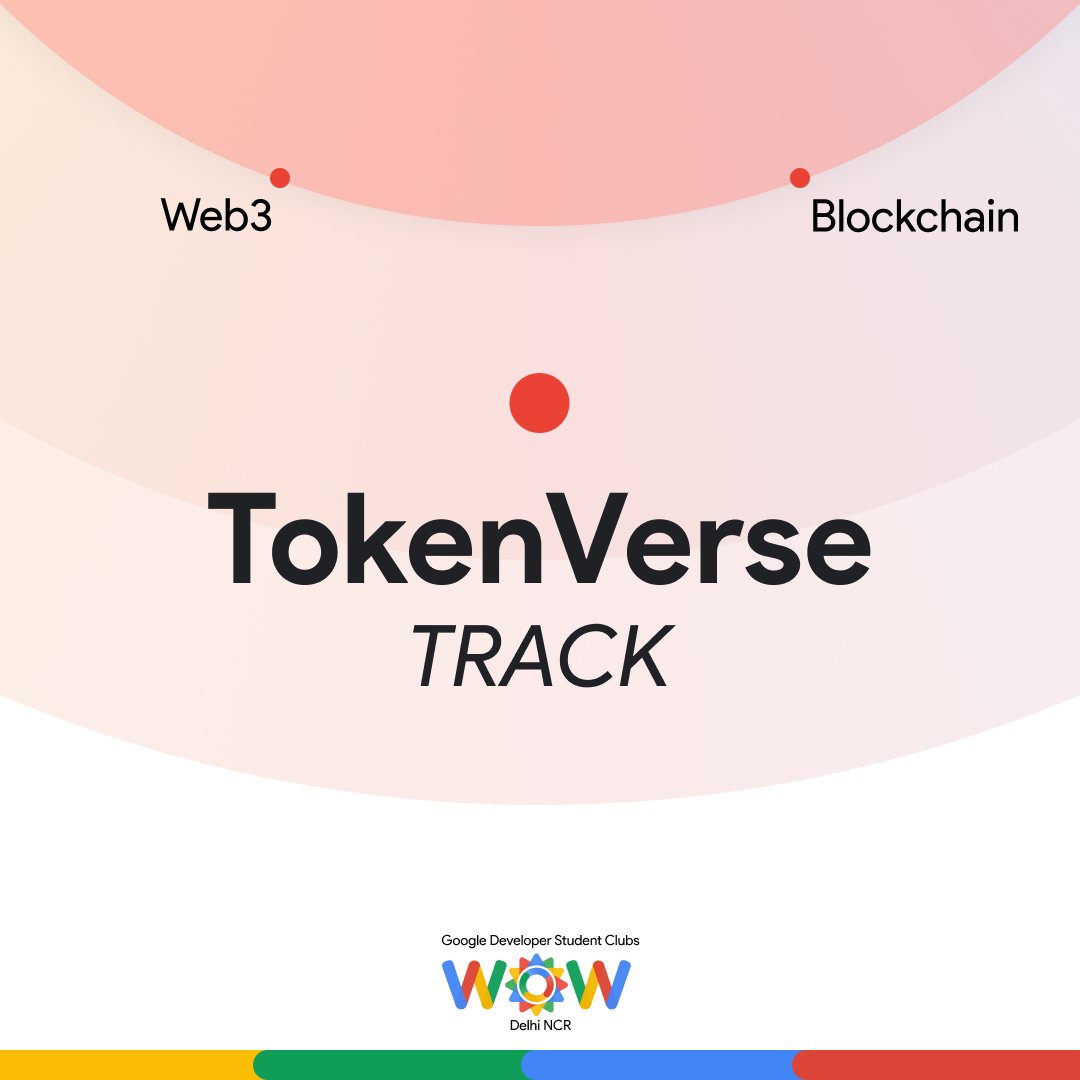 gdscWOWdelhincr's tweet photo. Hey techies!🤖
Are you ready to explore TokenVerse? Our first track is dive into the world of #web3 and #blockchain technology where our speaker will guide you and help you explore the decentralized applications, changing trends and discover this revolutionary technology!🌐👨‍💻🔥 https://t.co/ULgOvIAg7L