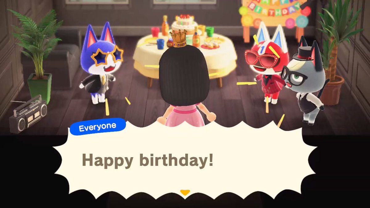 SweetAisha_ACNH's tweet photo. Birthday party!

#どうぶつの森 #AnimalCrossing #ACNH #あつ森 #あつ森写真部 #NintendoSwitch #ハピパラ #バンタム #1ごう #ジャック https://t.co/mEF76evVrW