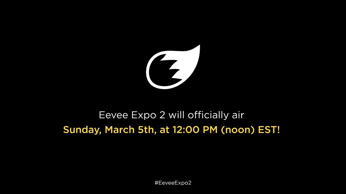 EeveeExpo's tweet photo. Plenty of surprises await you in this second ever exhibition of fangames, creators, and techies! 

Tune in this weekend for Eevee Expo 2! #EeveeExpo2 #EeveeExpo https://t.co/hjL49oMD0x