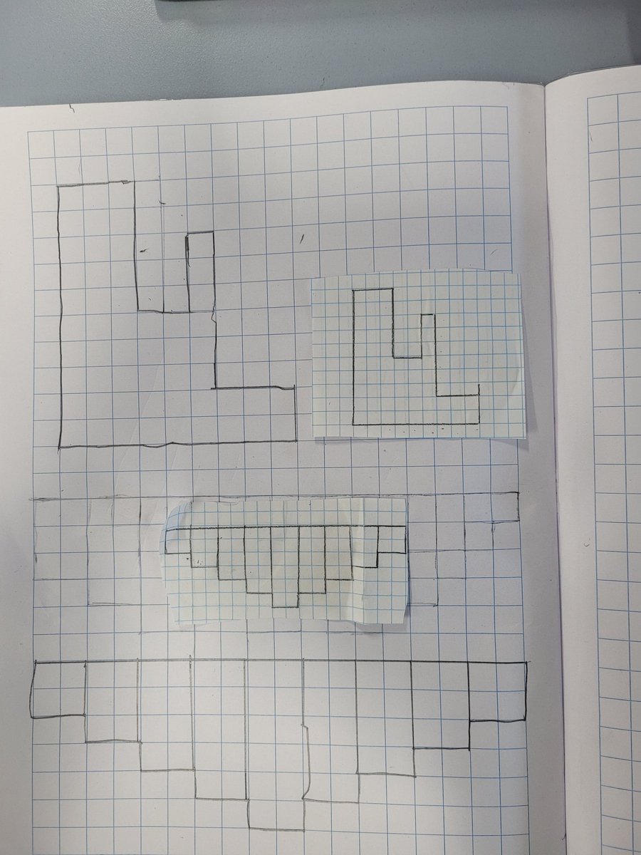 mazuohk's tweet photo. Great drawings enlarged in Maths! #65M2023 @Sherwood_Grange https://t.co/yfl4oXIEjl