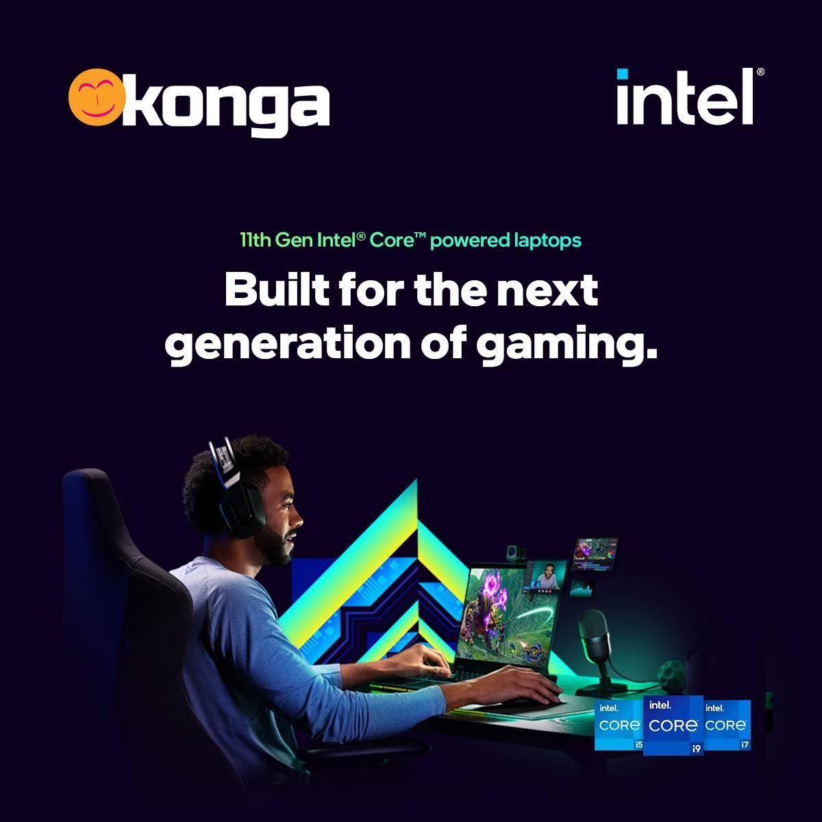 Gamers in the house, you can now experience the next level of gaming with Intel 11th and 12th Gen!

Visit our website now to get yours: konga.com/search?search=…
.
.
.
#IntelLaptop #Intel11thGen #Intel12thGen #MarketPlace #ComputerVillage #ComputerSales #ShopKonga