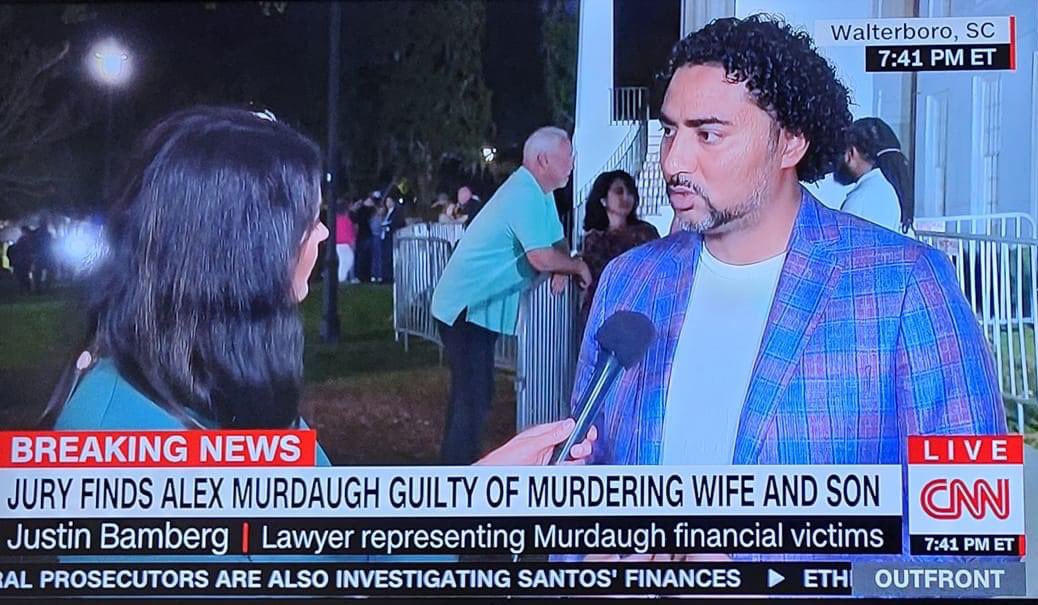 JustinBamberg's tweet photo. Grateful for an attentive jury, #BCE from Creighton Waters and @AGAlanWilson’s entire office, Sheriff Buddy Hill & the Colleton County Sheriff’s Office, SLED, Becky Hill and the Clerk’s Office, the public, the media, my clients, and @MandyMatney, @fitsnews, and SO MANY OTHERS! ❤️ https://t.co/uoq5TwOqaF