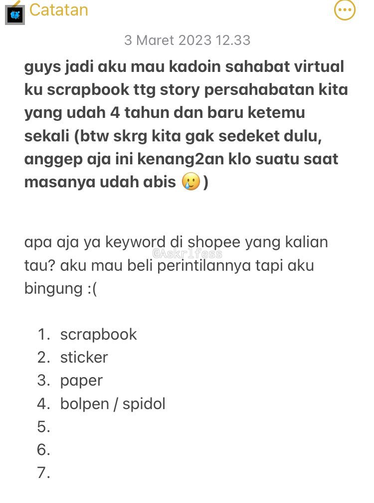Steropic on Twitter "guys biasanya bikin handmade scrapbook tuh isinya