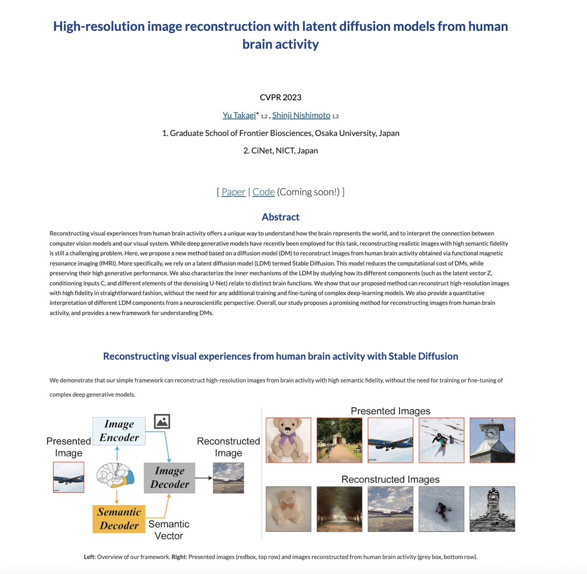 High-resolution image reconstruction with latent diffusion models from human brain activity

abs: biorxiv.org/content/10.110…
project page: sites.google.com/view/stabledif…