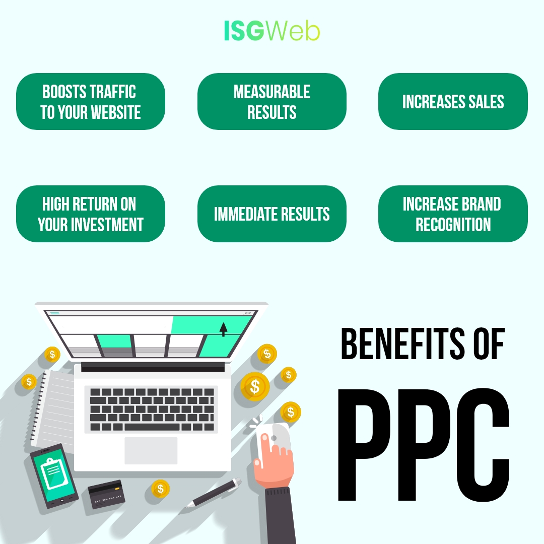 ISGlobalWeb's tweet photo. PPC advertising can help you increase your visibility online, bring new leads to your website, and boost conversions.
#isglobalweb #ppc #benefitsofppc #payperclick #ppcadvertising #benefits #conversions #business #digitalmarketing #onlinemarketing
https://t.co/7MmhPA9elx https://t.co/YWwU4JZ42d