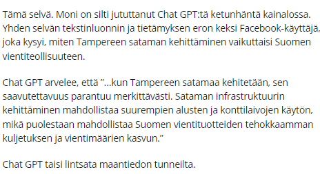 MertalaPekka's tweet photo. #tekoäly, erityisesti #ChatGPT ja sen tapa sepittää asioita puhututtavat taas. @jannefagerlund'in kanssa havaitsimme, että osa oppilaista uskoo tekoälyn "tiedon" olevan asennettua (ja täten implisiittisesti kuratoitua). Lue lisää pre-printistä ⬇️  
 https://t.co/igZ5sShySq https://t.co/m844SBwsNF