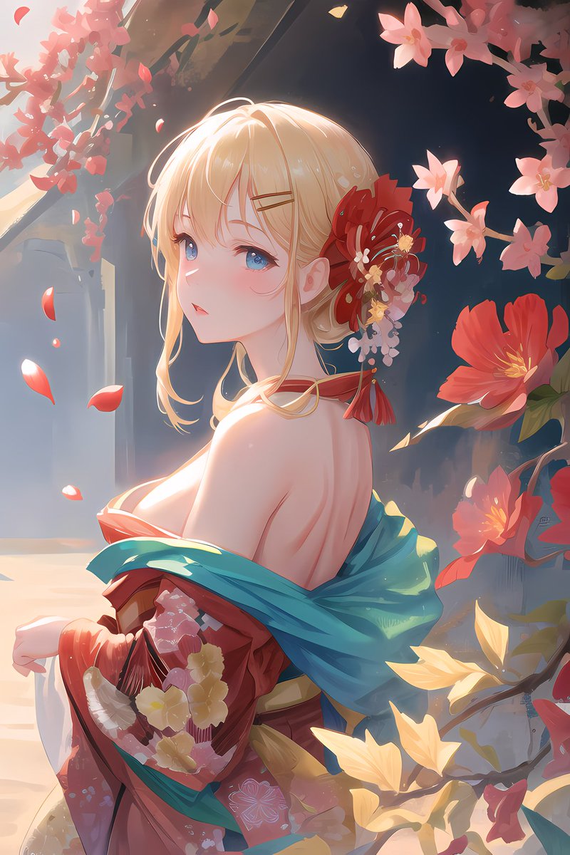 FloraFlorist02's tweet photo. -
Project Kimono - GDR
-
#ProjectKimono
#着物計画
#GoldeHair #RedKimono
#AIArt #AIイラスト #illustration #CuteGirl #可愛い #flower #portrait #kimono #着物 https://t.co/WmHpYj7shx