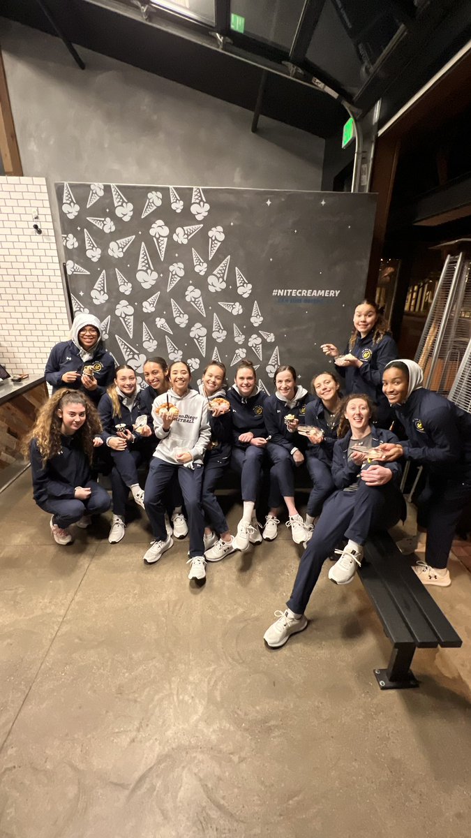 UCSDwbb's tweet photo. Post dub 🍦

#GoTritons https://t.co/y50Y0XHVl4