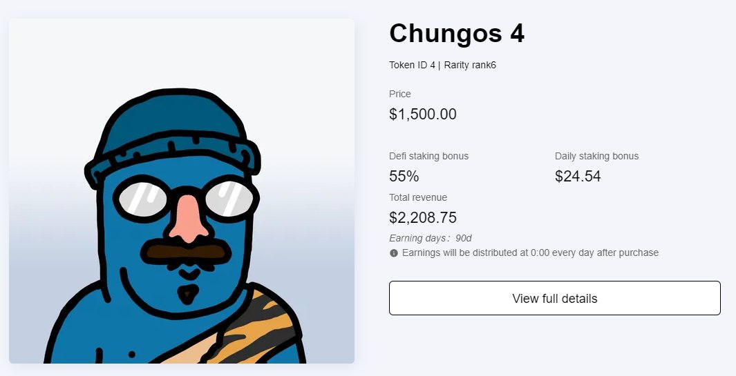 solutionsnftio's tweet photo. 🔥🔥SOLD SOLD SOLD🔥🔥
https://t.co/SrAzSpCkc8 MARKETPLACE
Price $1,500, StakingBonus55%,
Total Revenue $2,208.75
DailyStakingBonus $24.54
EarningDay 90days
#Chungos
#NFTs #SolutionsNFT #DeFi
#DailyStakingBonus #StakingBonus55% https://t.co/OVFDfhePWY