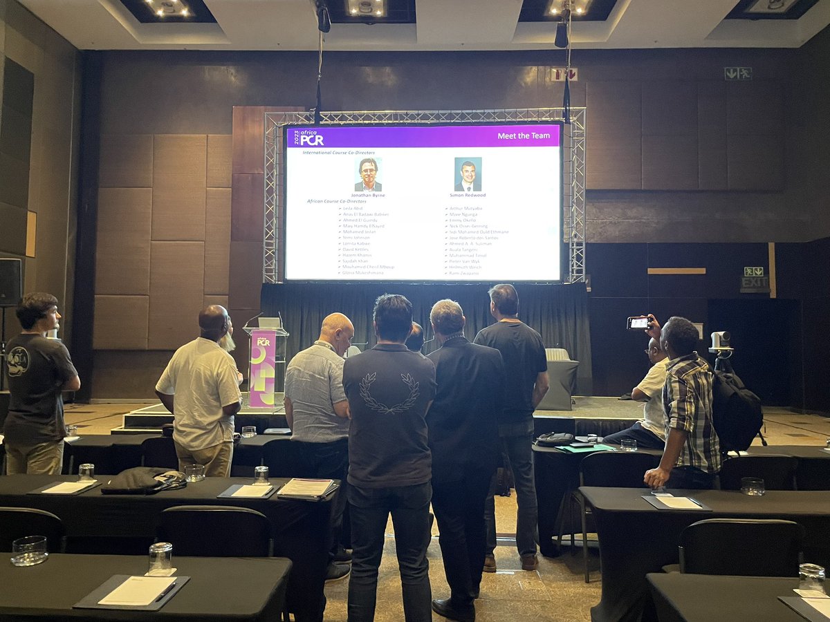 MadleenMNG's tweet photo. Behind the scenes!
Rehearsal, AV settled, Exhibition โ
We are ready to welcome you. #AfricaPCR https://t.co/cBUikHY59l