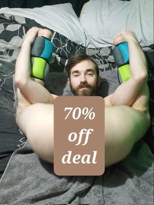 70% off weekend deal Over 1600 pieces of contenr for just $3 Cum get it 💦  https://t.co/VkFdJDepgj  @OnlyFans<a href="/tag/training"class="tags"><span>#training</span></a><a href="/tag/spicy"class="tags"><span>#spicy</span></a><a href="/tag/flexible"class="tags"><span>#flexible</span></a><a href="/tag/flexibility"class="tags"><span>#flexibility</span></a><a href="/tag/lgbtq"class="tags"><span>#lgbtq</span></a>