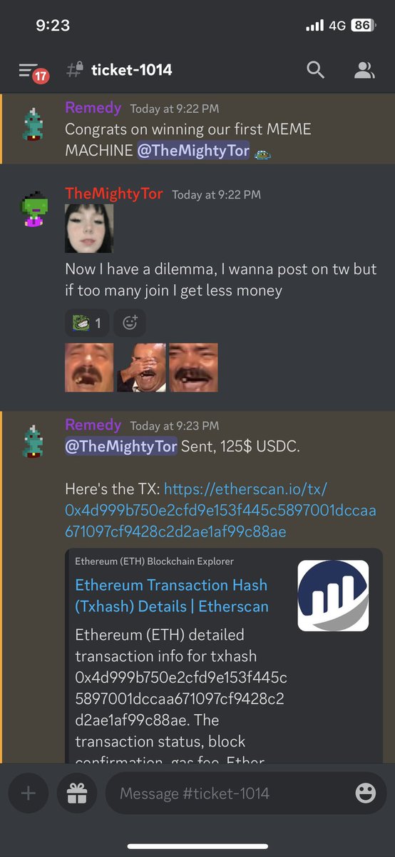 Thanks <a href="/vmtgame/">Vending Machine Tycoon</a> for the soda money! Looking forward to more soda money in this month’s event to put into the vending machine. 

Anon, what are you waiting for? Come and join us at <a href="/vmtgame/">Vending Machine Tycoon</a>. More details in the server.