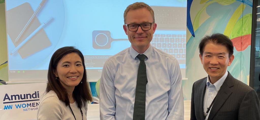 Great to be back in Tokyo 🇯🇵 to meet with our clients and investment teams.

Proud to sponsor the Amundi Women Network, and for the opportunity to share views on diversity. 

Diversity is a priority which requires attention to create and maintain, and I believe it adds value 👍.