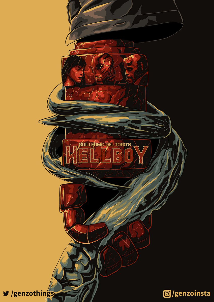 MatthewAMullins's tweet photo. Alternative poster for Hellboy (2004)
Aka: Hellboy 1, Hellboy I
By Genzo    @genzothings    https://t.co/gX1EYDZjdG
https://t.co/HZul7hluJG
#Hellboy2004 #AlternativePoster #Genzo https://t.co/O1s2QCb0Iu