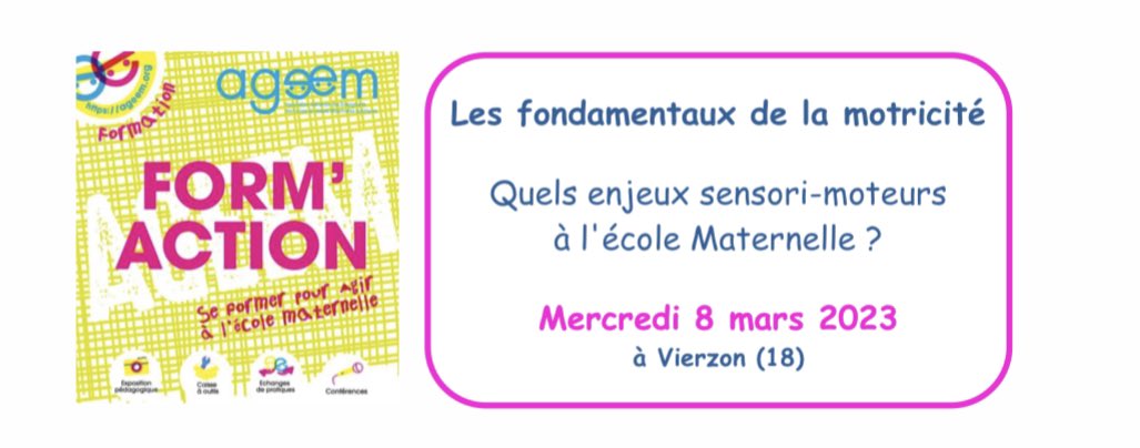 AGEEM_National's tweet photo. #motricite #planmaternelle #formation Un nouveau rdv avec l’ageem ! Rdv avec @DelsahutFabrice https://t.co/lsSFNKWfUQ