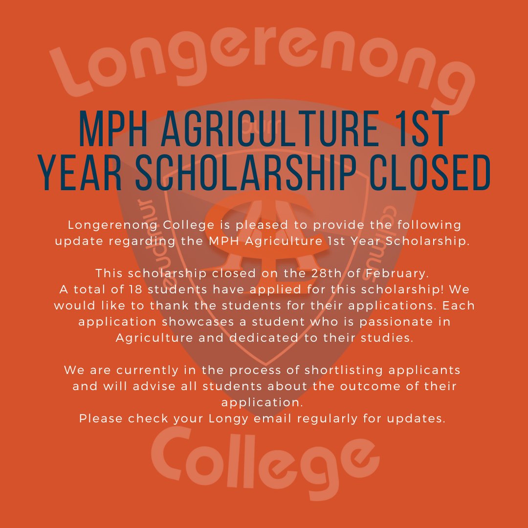 LongyCollege's tweet photo. We are so proud of our students and the passion for Agriculture they have shown in their applications. 

Please join us in congratulating all the applicants and wishing them luck in the shortlisting/interview process. https://t.co/QyKPCfFvpe