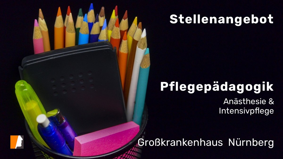 #Stellenangebot in Franken :Pflegepädagogin #Pflegepädagoge
Weiterbildungszentrum Pflege - Allgemeinen Großkrankenhauses #Nürnberg.
Als pädagogische Mitarbeiterin ist Ihr Arbeitsplatz am Centrum für Pflegeberufe
Alle Details zum #Job #Pflegepädagogik hier:
rpb.li/mDo