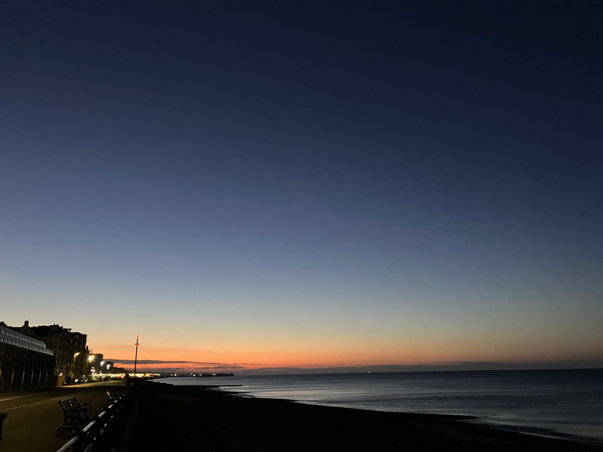 Early start in Hove this morning