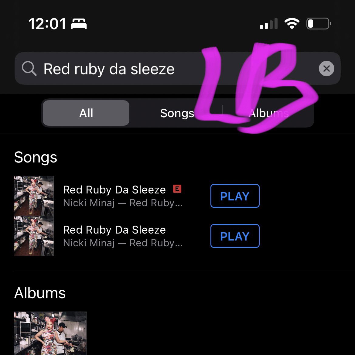 Lauri_beee's tweet photo. Just purchased both (c) &amp; (e) via iTunes #RedRubySleeze 😚 https://t.co/9hYcu8MJEk
