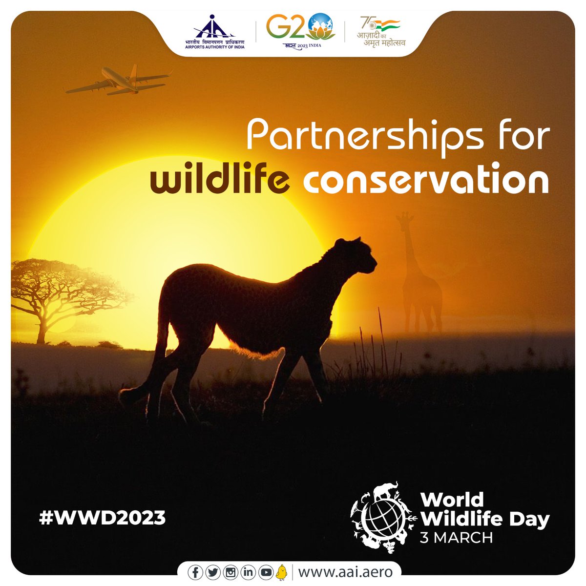 Airports Authority of India on Twitter "World Wildlife Day is a day to