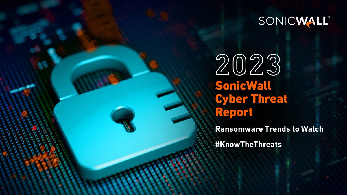 SonicWall's tweet photo. Despite a decrease in global #ransomware attacks, the ransomware volume in Europe jumped 83% year-over-year, which includes a 112% percent spike in the United Kingdom. Read more about this and other key insights in the 2023 SonicWall Cyber Threat Report. https://t.co/cAZ12AXc8h https://t.co/cpC5YJOOuO