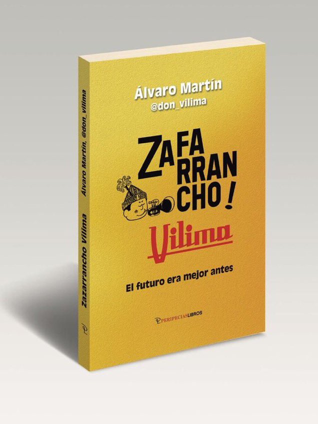 don_vilima's tweet photo. Amig@s, mañana sábado estaré firmando ejemplares de ‘Zafarrancho Vilima, el futuro era mejor antes’ en el libro fórum del @CCZonaEste https://t.co/DplZe0fstn