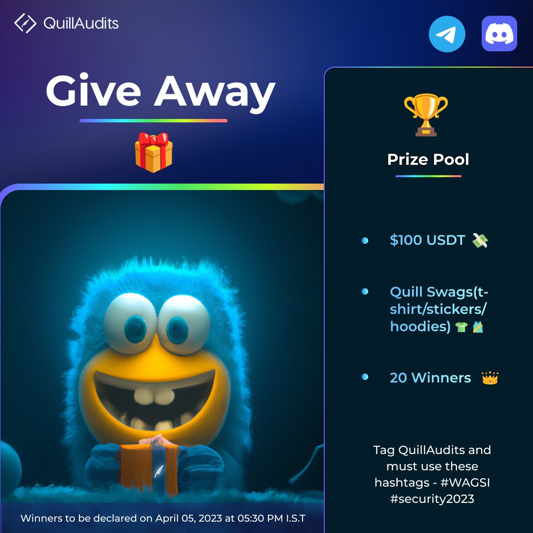 QuillAudits on Twitter "🎁 Get ready to win the Ultimate 3 security