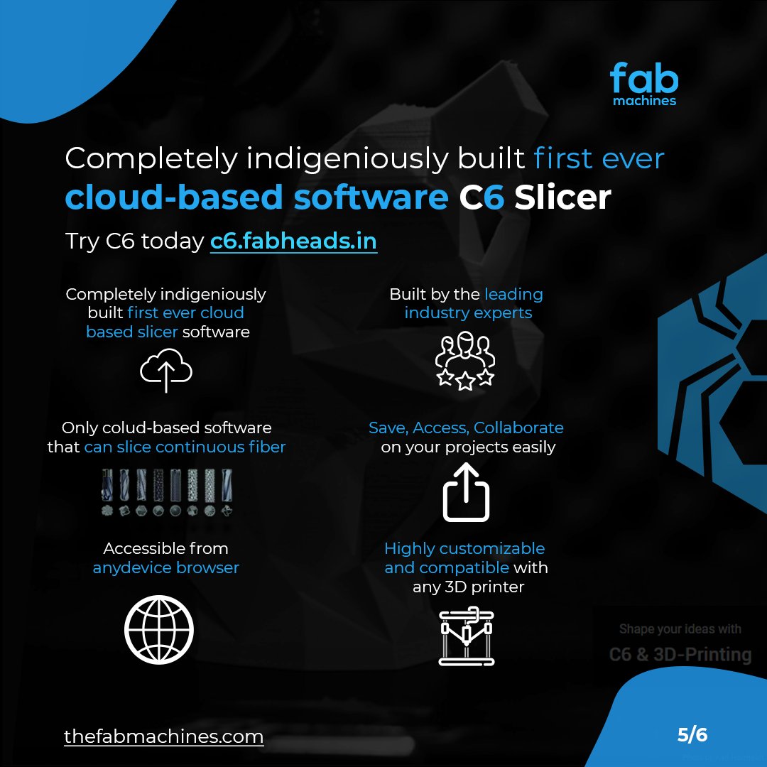 fabmachines's tweet photo. FabMachines are the pioneers of continuous carbon fiber 3D printing technology. Its 3D printers have fascinating and distinctive features 
Get a free 3D-printed sample component
To know more visit https://t.co/FLnfj6T05B 
2/2

#carbonfiber #3dprinting #manufacturing #Technology https://t.co/ukx6E3KXuL