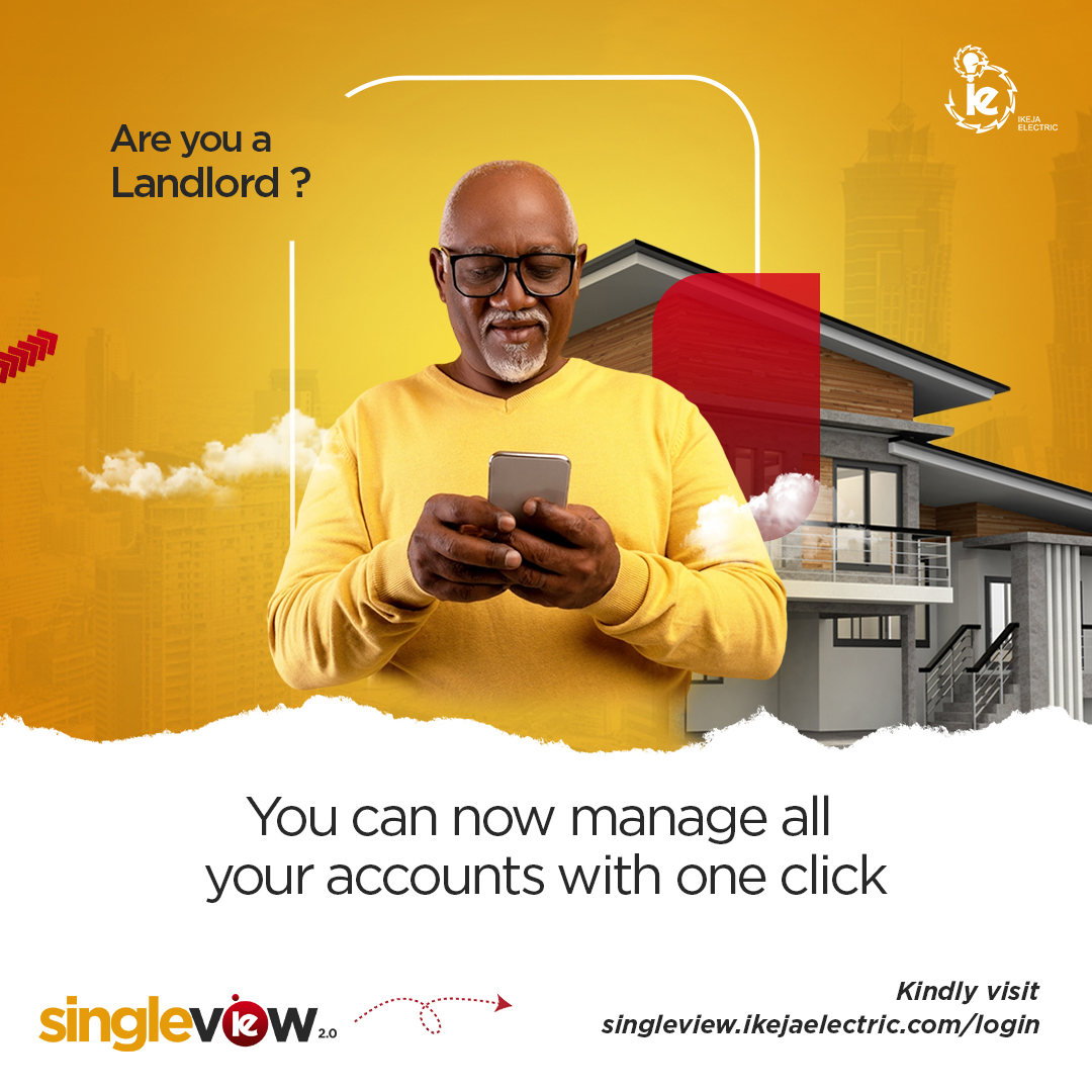 IkejaElectric's tweet image. Landlords, Caretakers, Real estate agents, Property Managers, get in here...

You can now manage all your prepaid &amp;amp; postpaid accounts just with one click, powered by our upgraded Singleview Web Application.

Visit: singleview.ikejaelectric.com/login to start.

#Singleview
#TechnologyNow