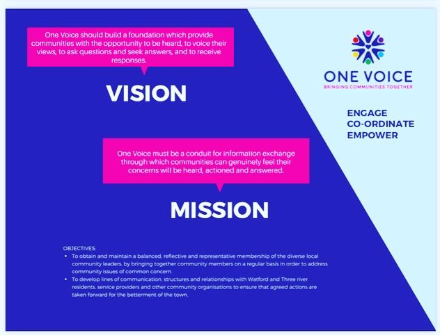 ov_watford's tweet image. Our Vision and Mission- One Vision Bringing People together. #communityconnectors #OneVision